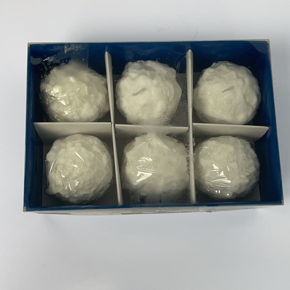 Dept 56 Snowball Candles Set of Six - Picture 6 of 9